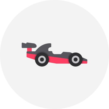F1 Car Creative Icons Desig