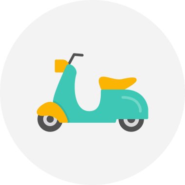 Scooter Car Creative Icons Desig