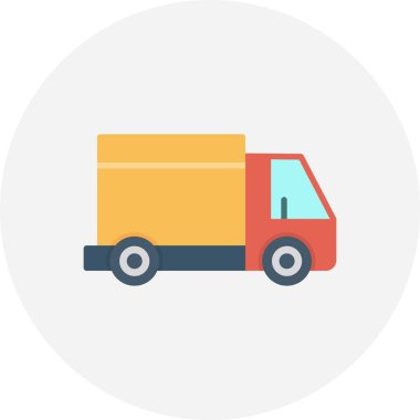 Delivery Truck Car Creative Icons Desig