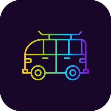 Van Car Creative Icons Desig