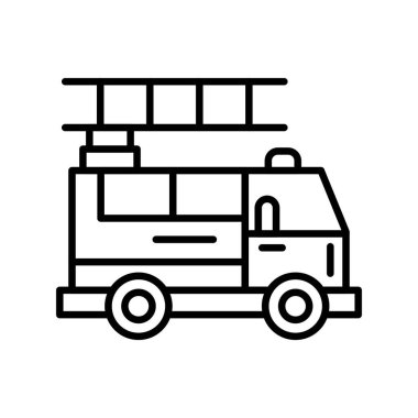 Fire Truck Creative Icons Desig