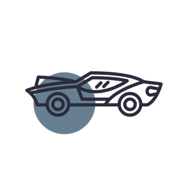 Sports Car Creative Icons Desig