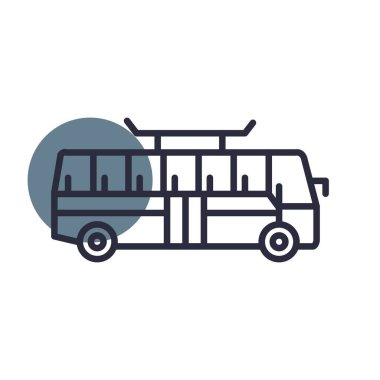 Bus Car Creative Icons Desig