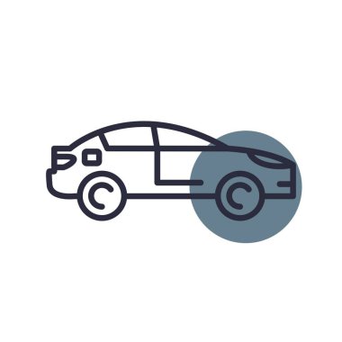 Sedan Car Creative Icons Desig