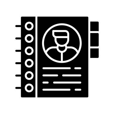 Phone Book Creative Icons Desig