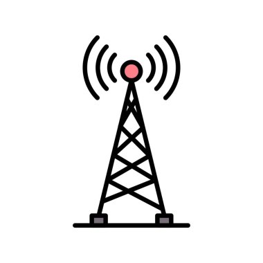 Radio Tower Creative Icons Desig
