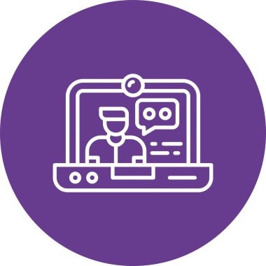 Live Chat Creative Icons Desig