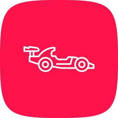 F1 Car Creative Icons Desig