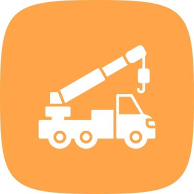 Crane Truck Car Creative Icons Desig