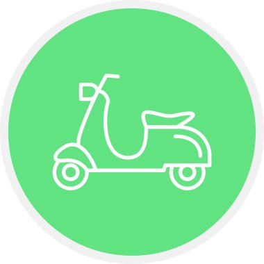 Scooter Car Creative Icons Desig