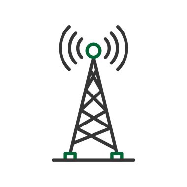 Radio Tower Creative Icons Desig