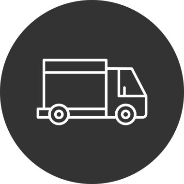 Delivery Truck Car Creative Icons Desig