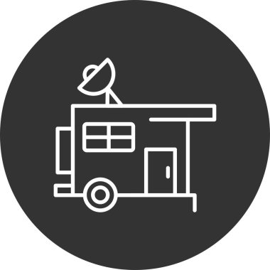 Caravan Car Creative Icons Desig