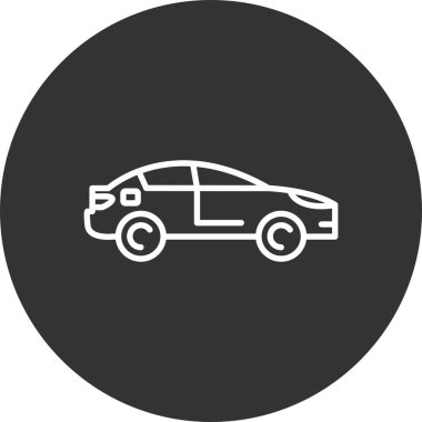 Sedan Car Creative Icons Desig