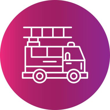 Fire Truck Creative Icons Desig