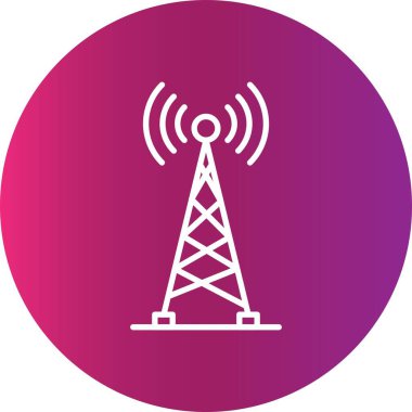 Radio Tower Creative Icons Desig
