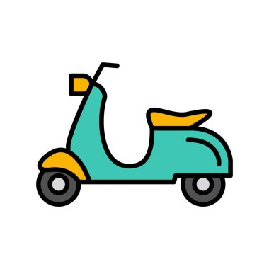 Scooter Car Creative Icons Desig