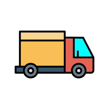 Delivery Truck Car Creative Icons Desig