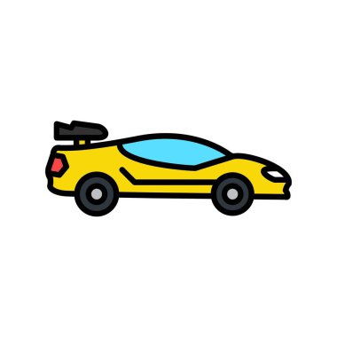 Sports Car Car Creative Icons Desig