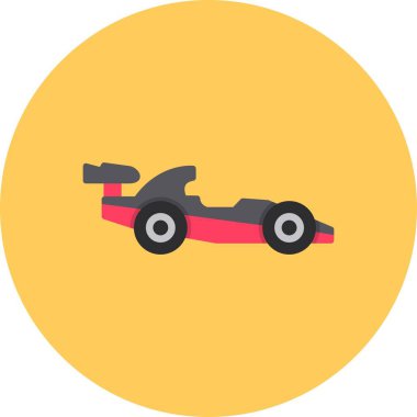 F1 Car Creative Icons Desig