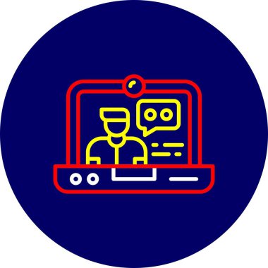 Live Chat Creative Icons Desig