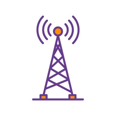 Radio Tower Creative Icons Desig