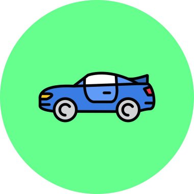 Coupe Car Creative Icons Desig