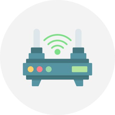 Router Creative Icons Desig
