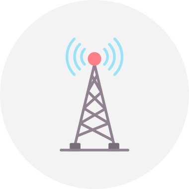 Radio Tower Creative Icons Desig