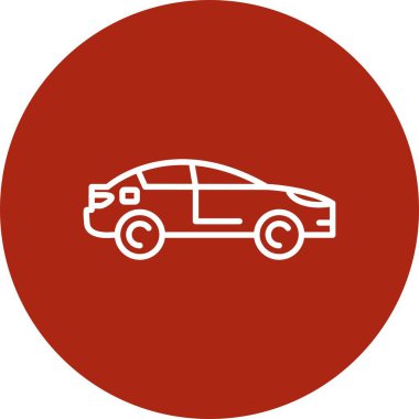 Sedan Car Creative Icons Desig