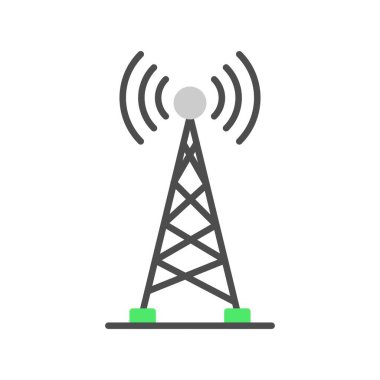 Radio Tower Creative Icons Desig