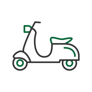 Scooter Car Creative Icons Desig