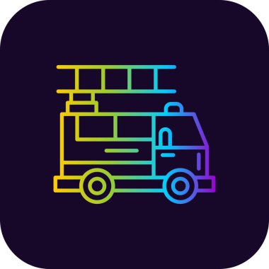 Fire Truck Creative Icons Desig