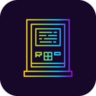 Atm Machine Creative Icons Desig