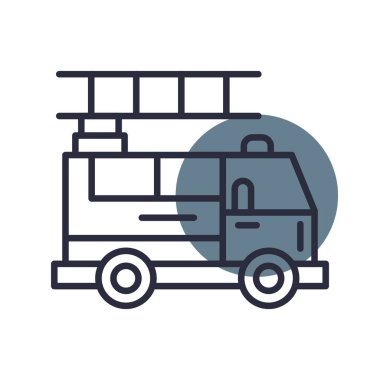 Fire Truck Creative Icons Desig