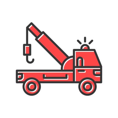 Tow Truck Creative Icons Desig