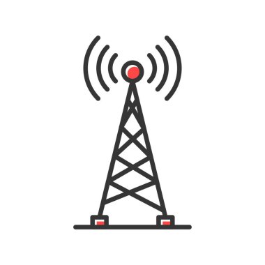 Radio Tower Creative Icons Desig