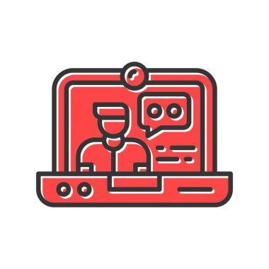 Live Chat Creative Icons Desig