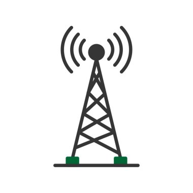 Radio Tower Creative Icons Desig