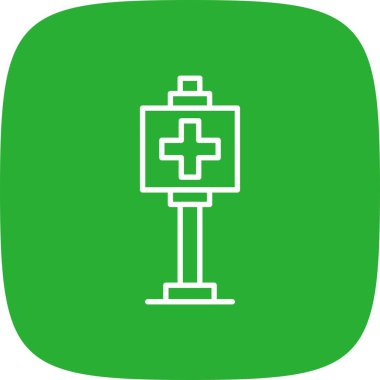 Healthcare Sign Board Creative Icons Desig