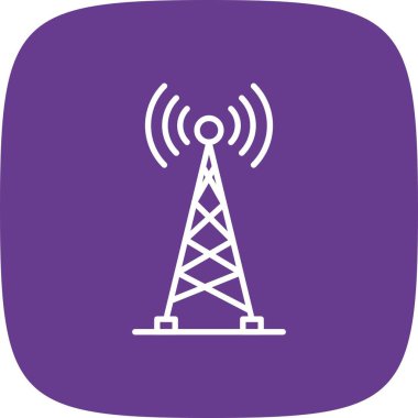 Radio Tower Creative Icons Desig