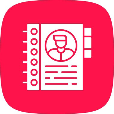 Phone Book Creative Icons Desig