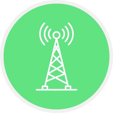 Radio Tower Creative Icons Desig