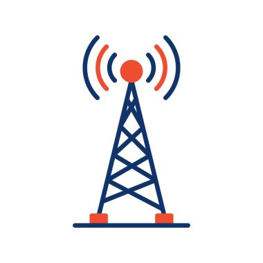 Radio Tower Creative Icons Desig