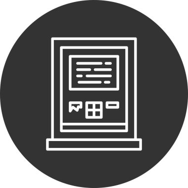 Atm Machine Creative Icons Desig