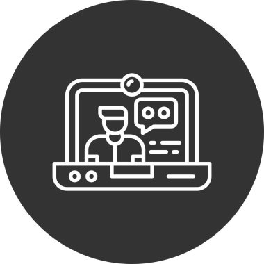 Live Chat Creative Icons Desig