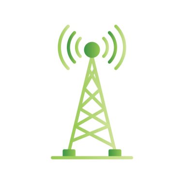 Radio Tower Creative Icons Desig