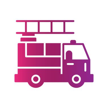Fire Truck Creative Icons Desig