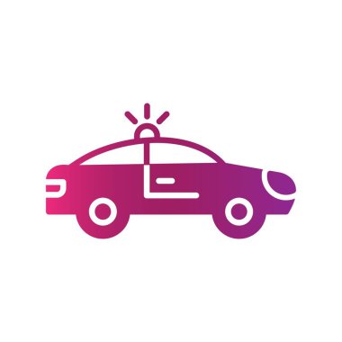 Police Car Creative Icons Desig