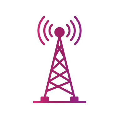 Radio Tower Creative Icons Desig